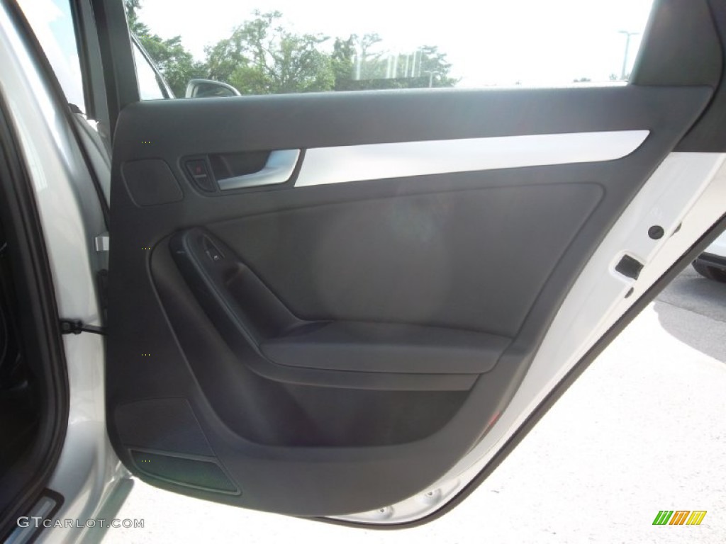 2009 A4 2.0T Premium quattro Sedan - Ice Silver Metallic / Black photo #23