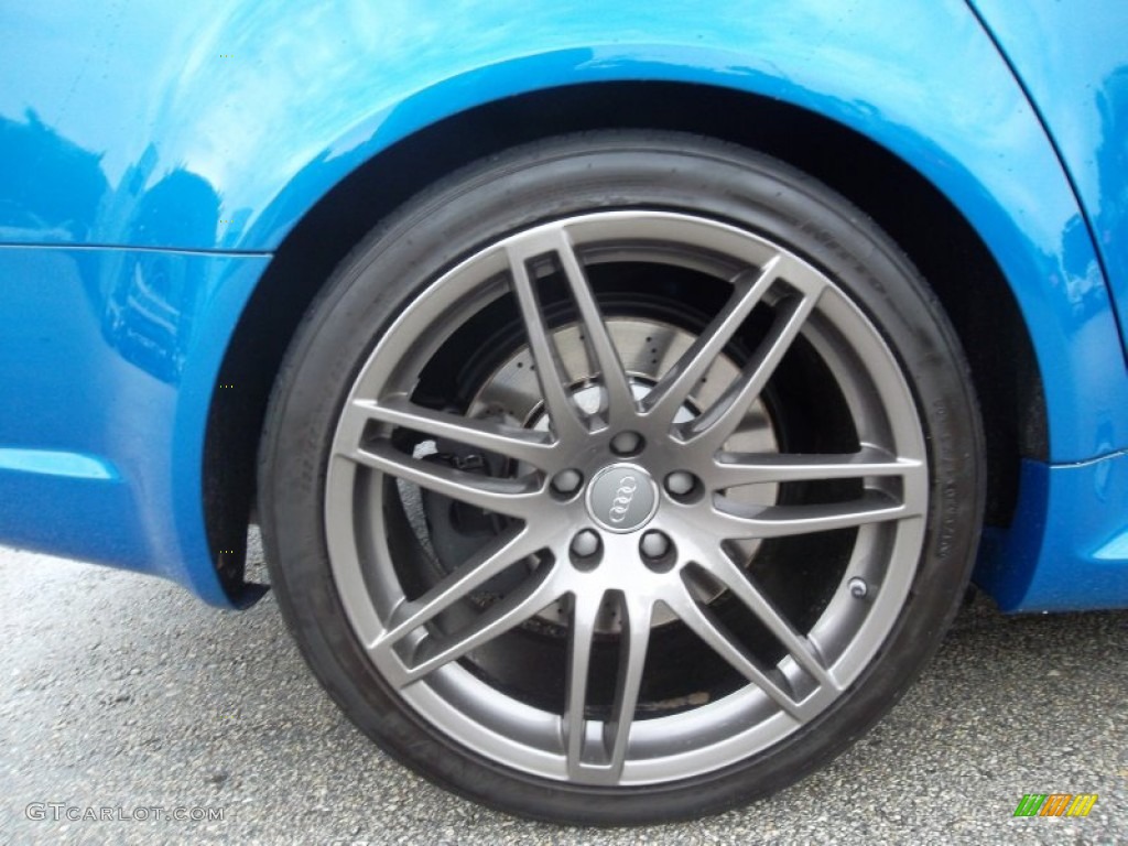 2008 RS4 4.2 quattro Sedan - Sprint Blue Pearl Effect / Black photo #10