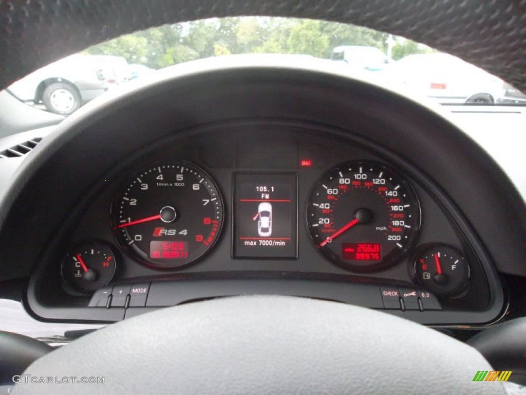 2008 Audi RS4 4.2 quattro Sedan Gauges Photos