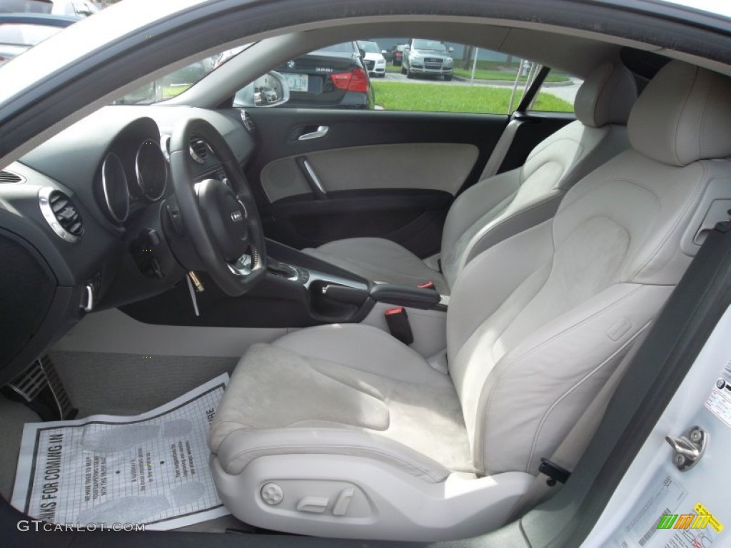 Limestone Grey Interior 2009 Audi TT 2.0T Coupe Photo #57051785