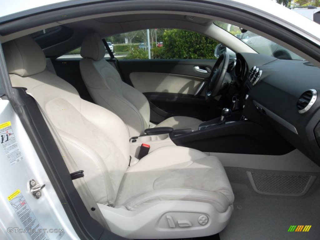 Limestone Grey Interior 2009 Audi TT 2.0T Coupe Photo #57051809