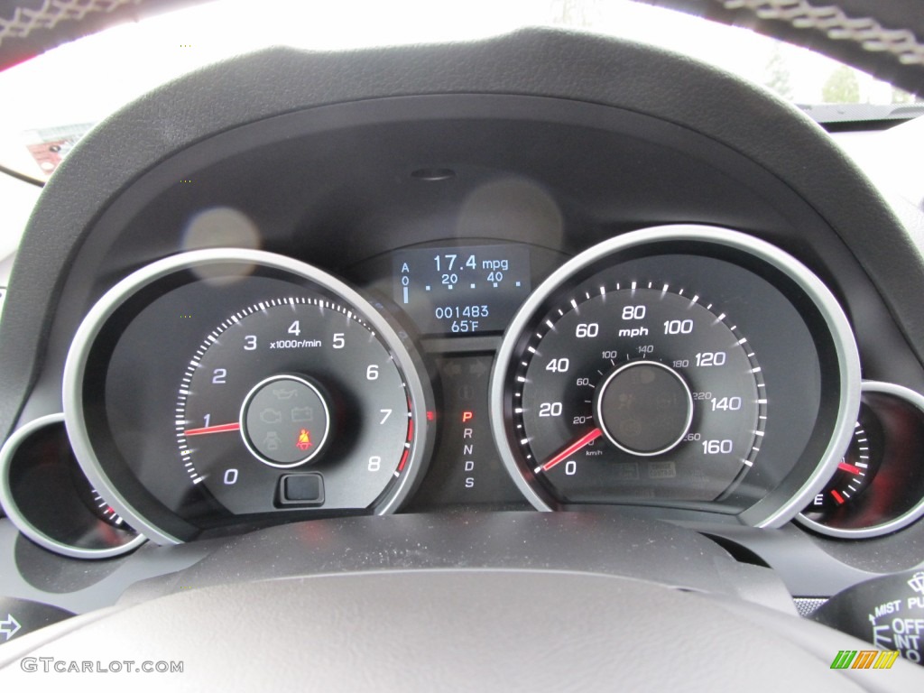 2012 Acura TL 3.7 SH-AWD Technology Gauges Photo #57051995