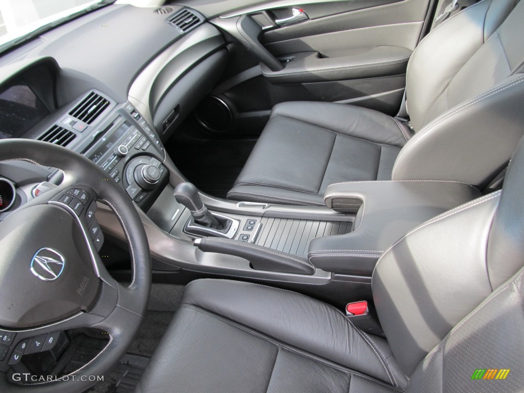 Ebony Interior 2012 Acura TL 3.7 SH-AWD Advance Photo #57052246