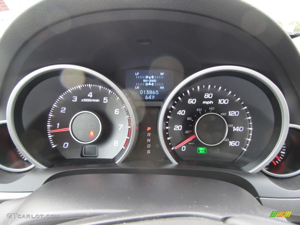 2012 Acura TL 3.7 SH-AWD Advance Gauges Photo #57052307