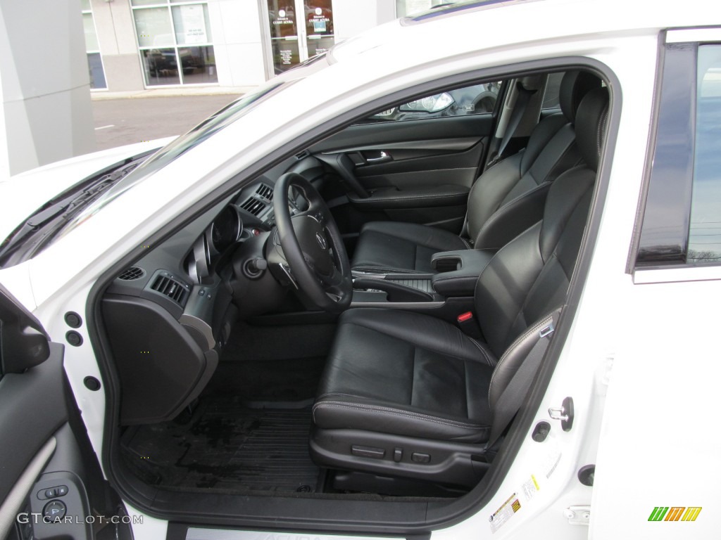 Ebony Interior 2012 Acura TL 3.7 SH-AWD Advance Photo #57052325