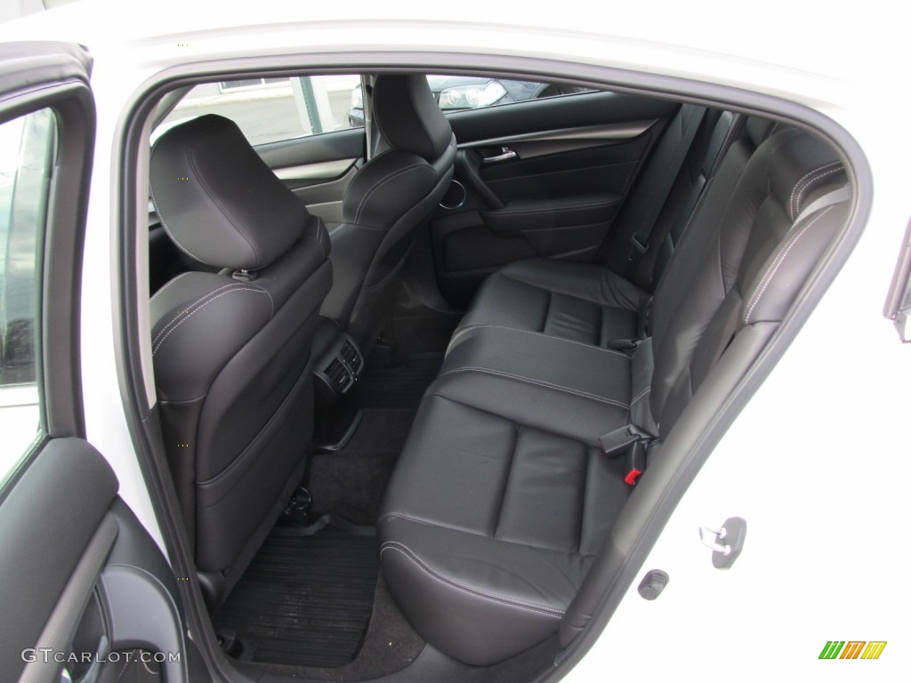 Ebony Interior 2012 Acura TL 3.7 SH-AWD Advance Photo #57052334