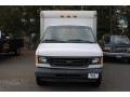2003 Oxford White Ford E Series Cutaway E450 Commercial Utility Truck  photo #2