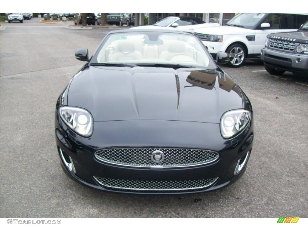 2012 XK XK Convertible - Midnight Black / Caramel/Caramel photo #4