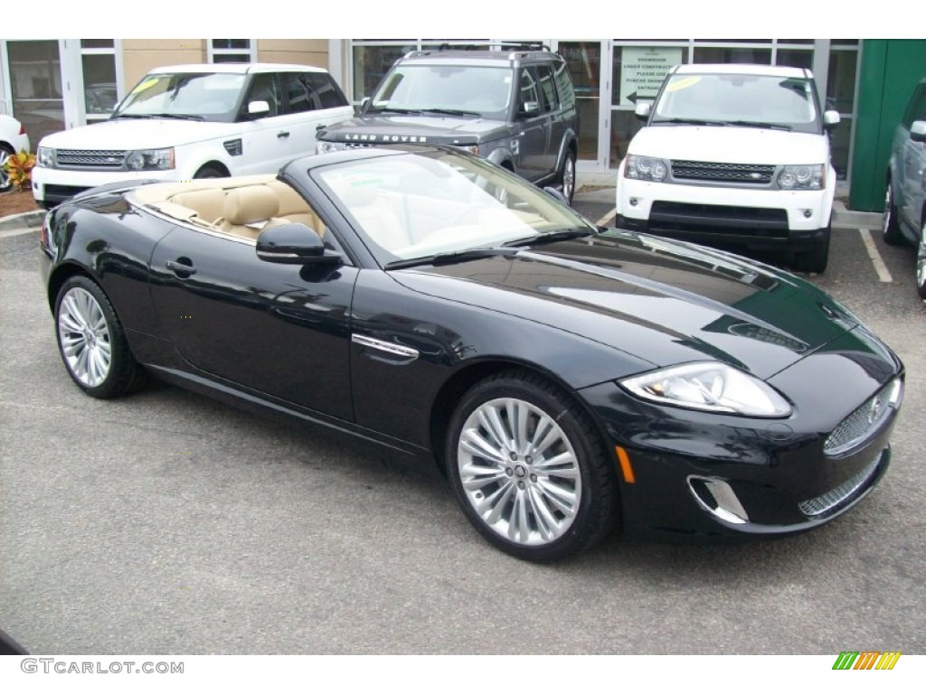 Midnight Black 2012 Jaguar XK XK Convertible Exterior Photo #57054053