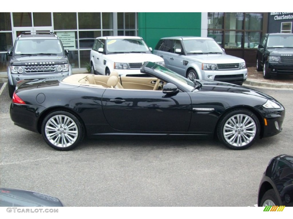 2012 XK XK Convertible - Midnight Black / Caramel/Caramel photo #6