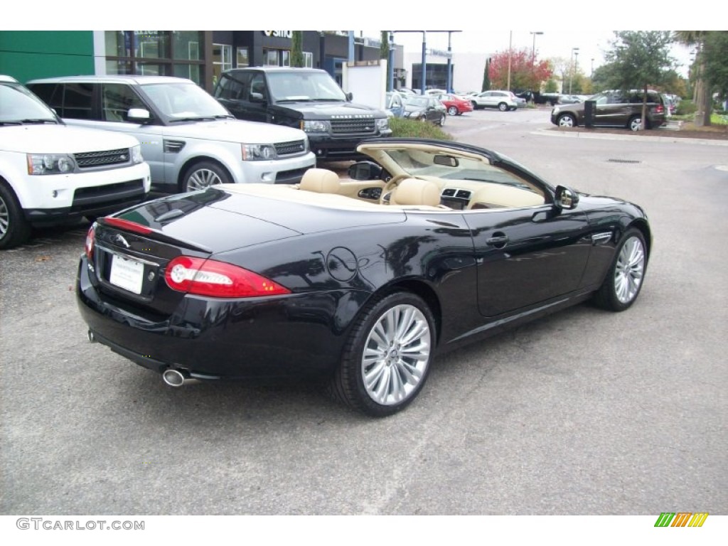 2012 XK XK Convertible - Midnight Black / Caramel/Caramel photo #7