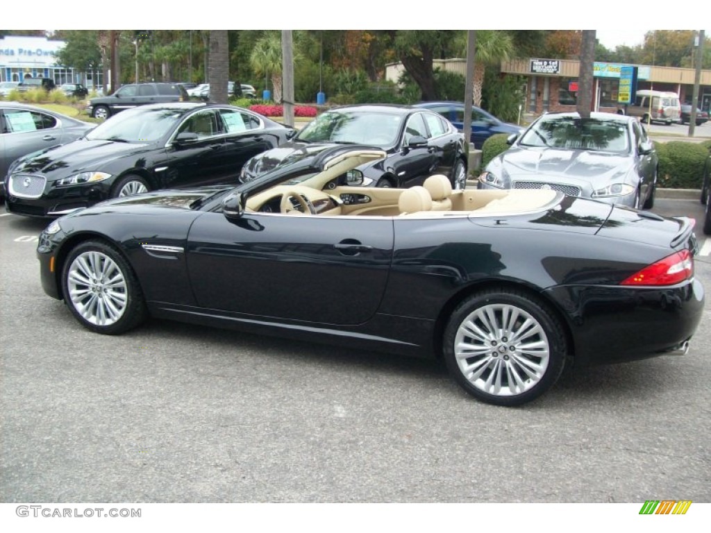 2012 XK XK Convertible - Midnight Black / Caramel/Caramel photo #10