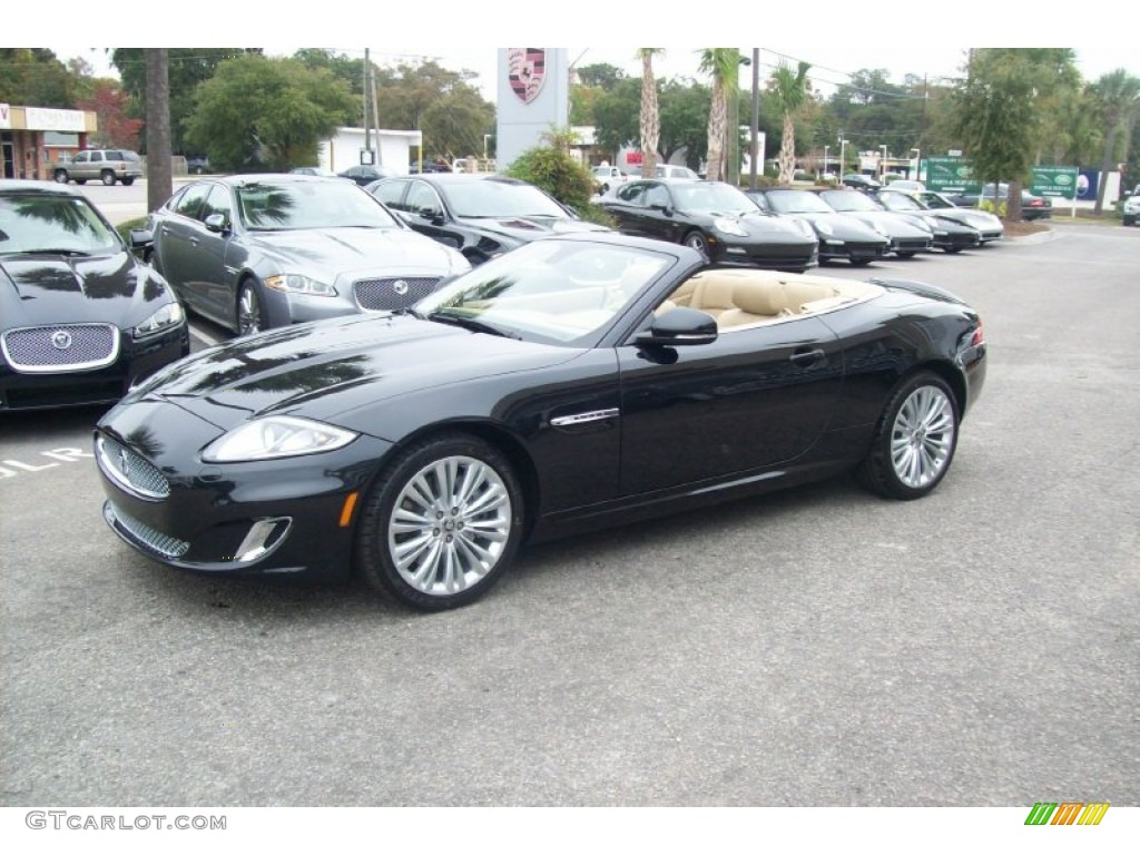 2012 XK XK Convertible - Midnight Black / Caramel/Caramel photo #11