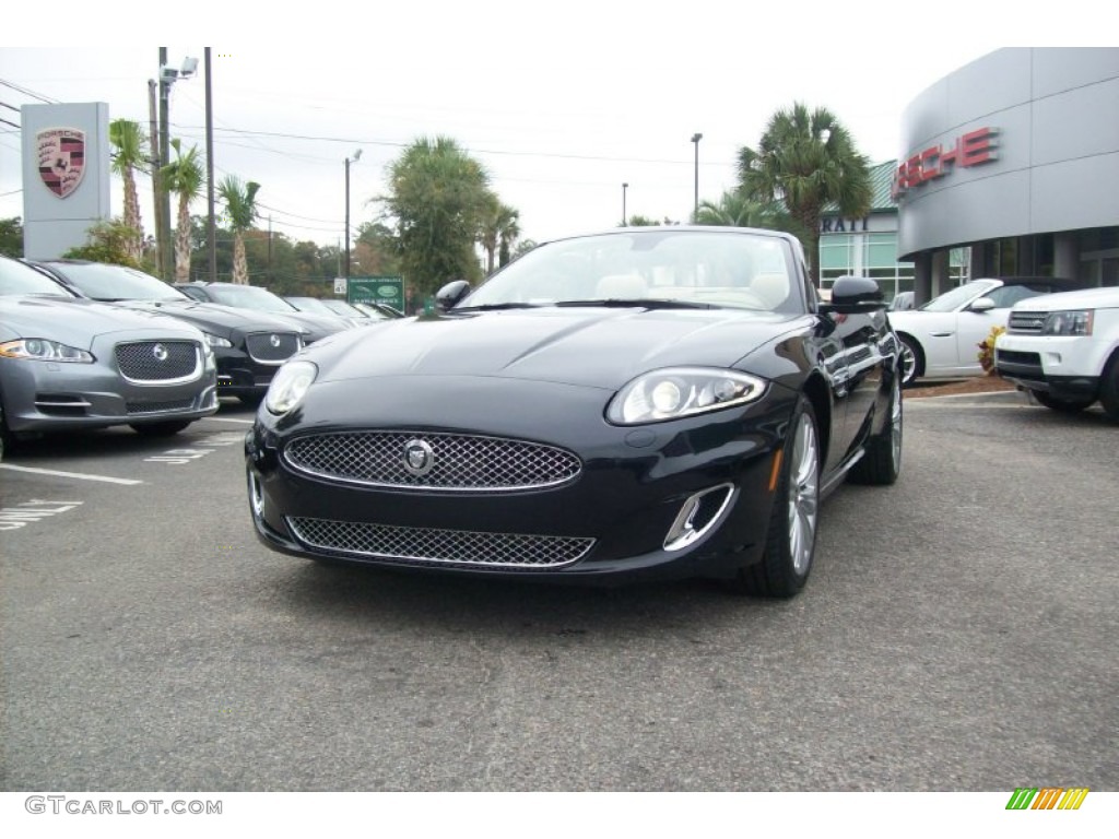 2012 XK XK Convertible - Midnight Black / Caramel/Caramel photo #12