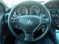 Taupe 2010 Acura ZDX AWD Steering Wheel
