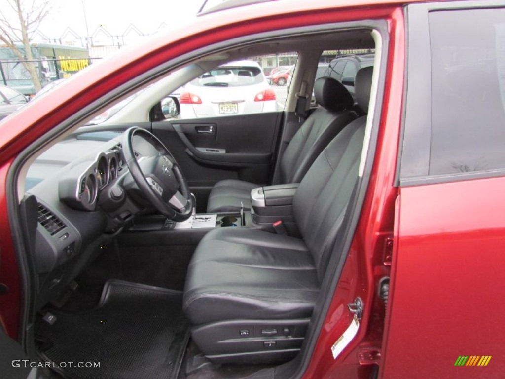 2007 Murano SL AWD - Sunset Red Pearl Metallic / Charcoal photo #10