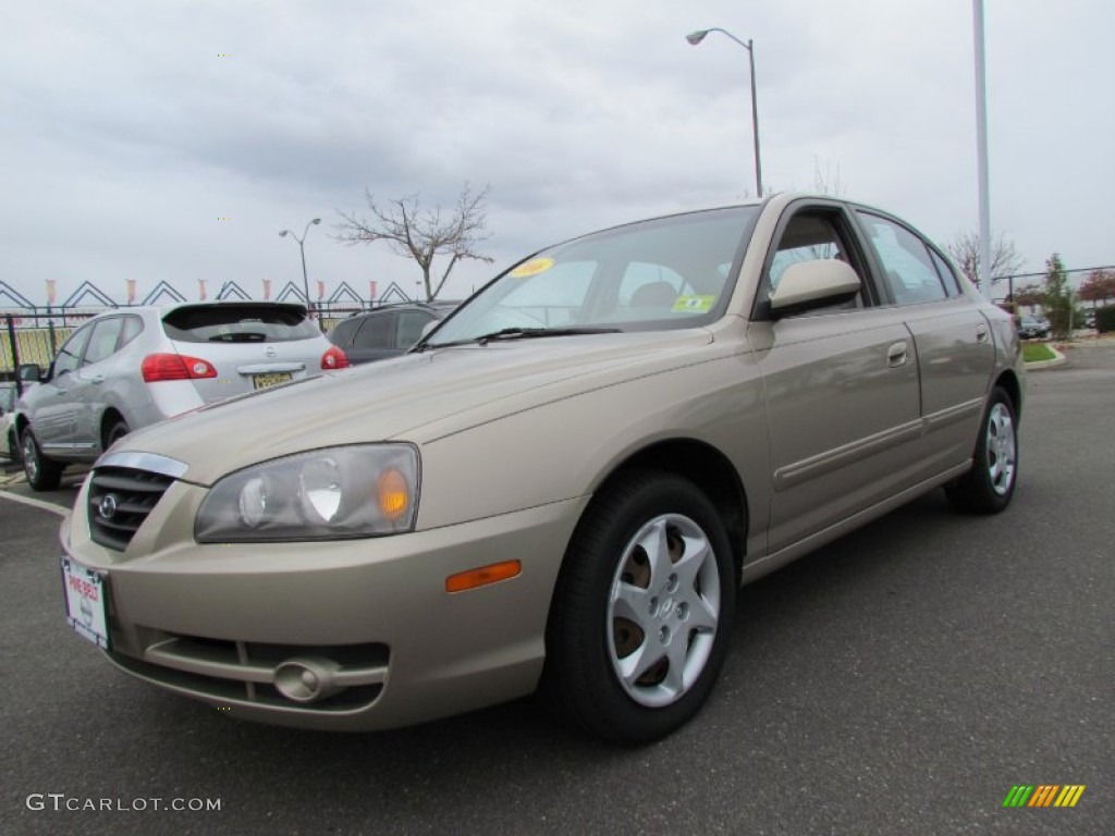 2006 Elantra GLS Sedan - Champagne Beige / Beige photo #1