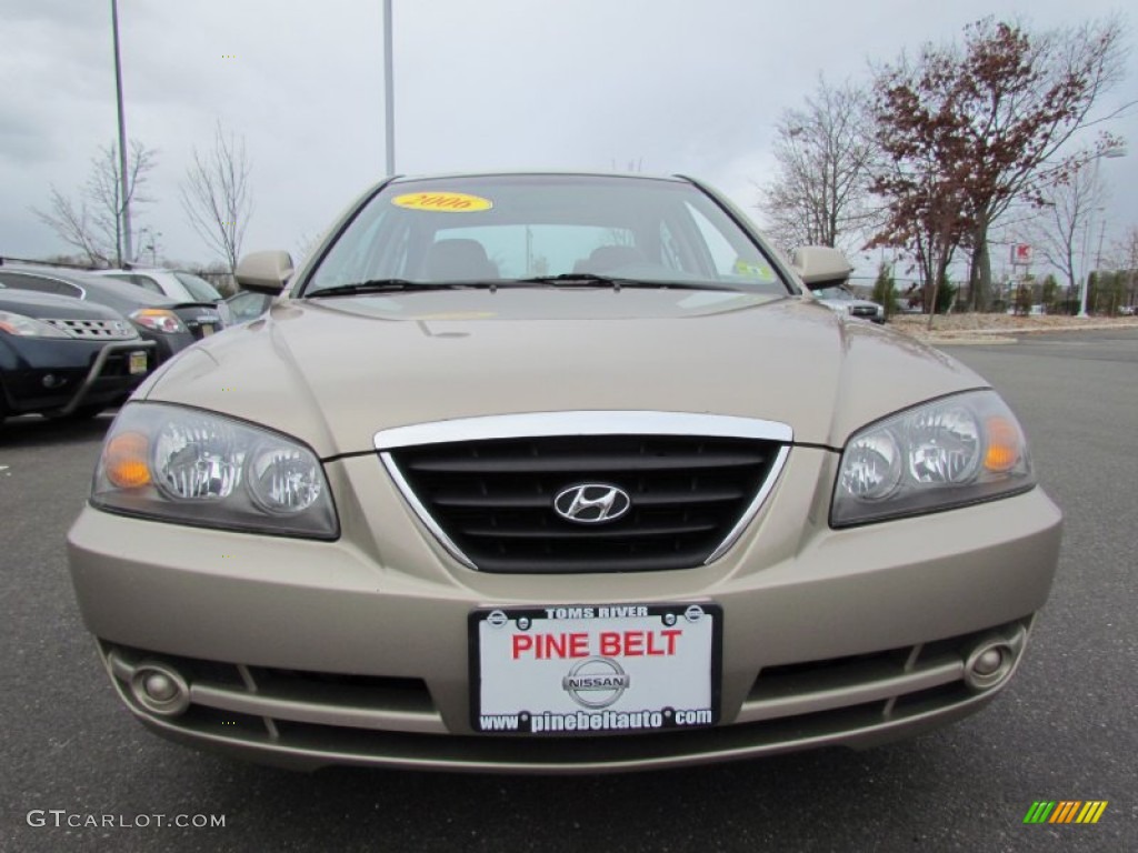 2006 Elantra GLS Sedan - Champagne Beige / Beige photo #2