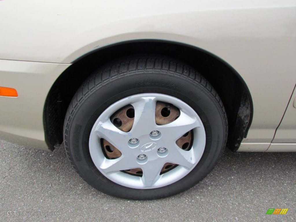 2006 Elantra GLS Sedan - Champagne Beige / Beige photo #3