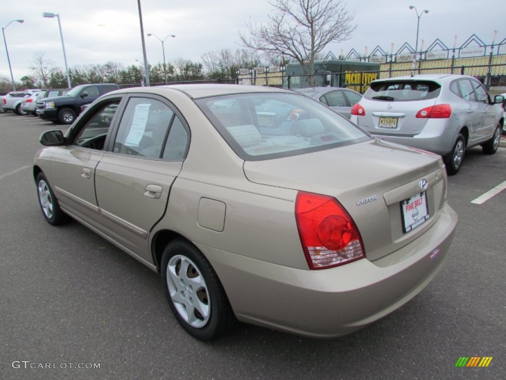 2006 Elantra GLS Sedan - Champagne Beige / Beige photo #5