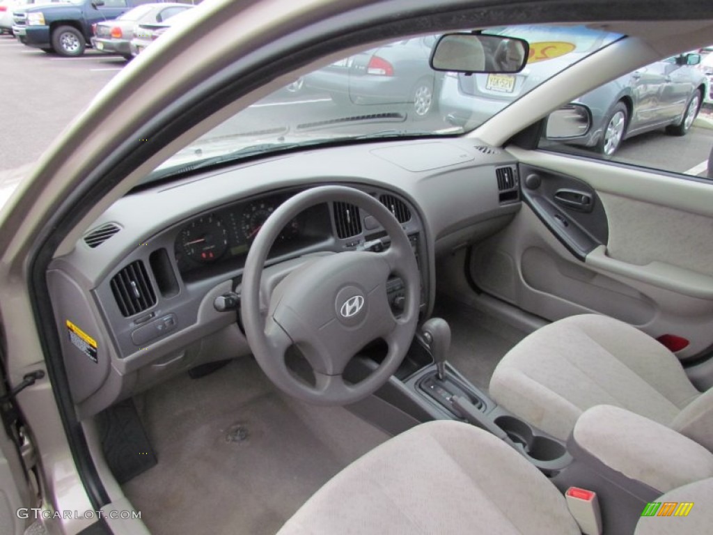 2006 Elantra GLS Sedan - Champagne Beige / Beige photo #9