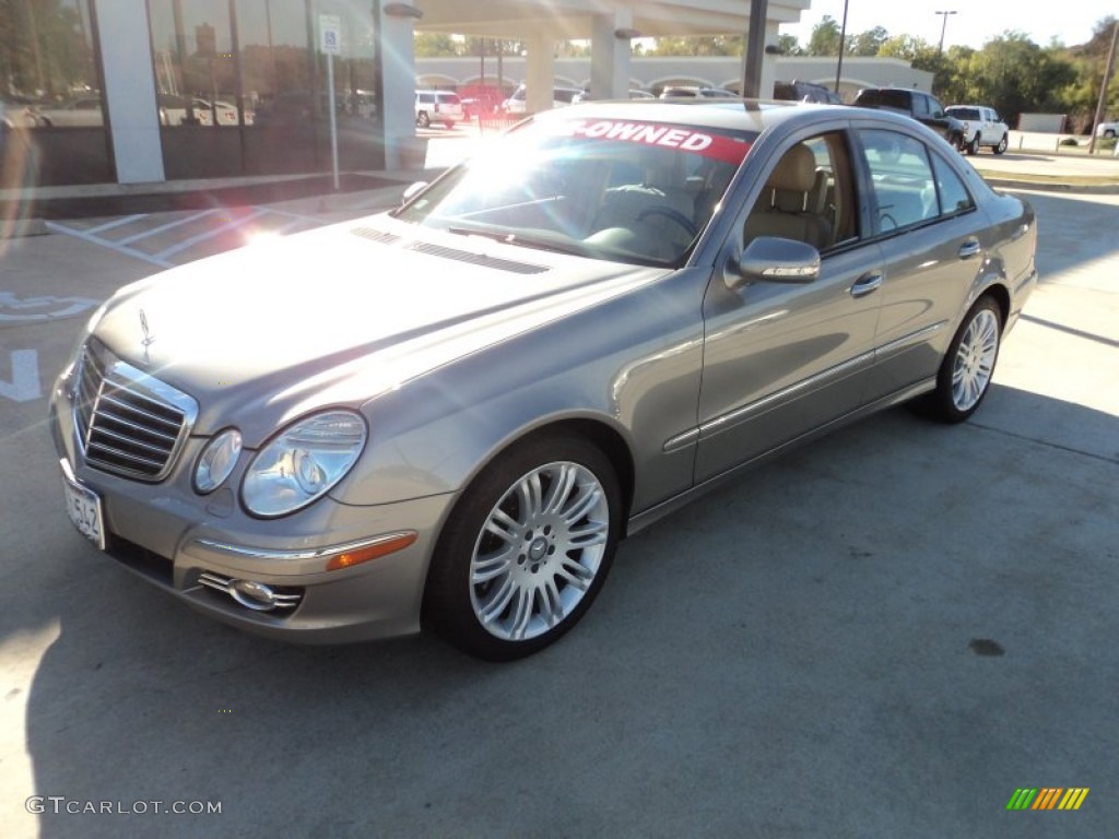 2008 E 350 4Matic Sedan - Pewter Metallic / Cashmere photo #1