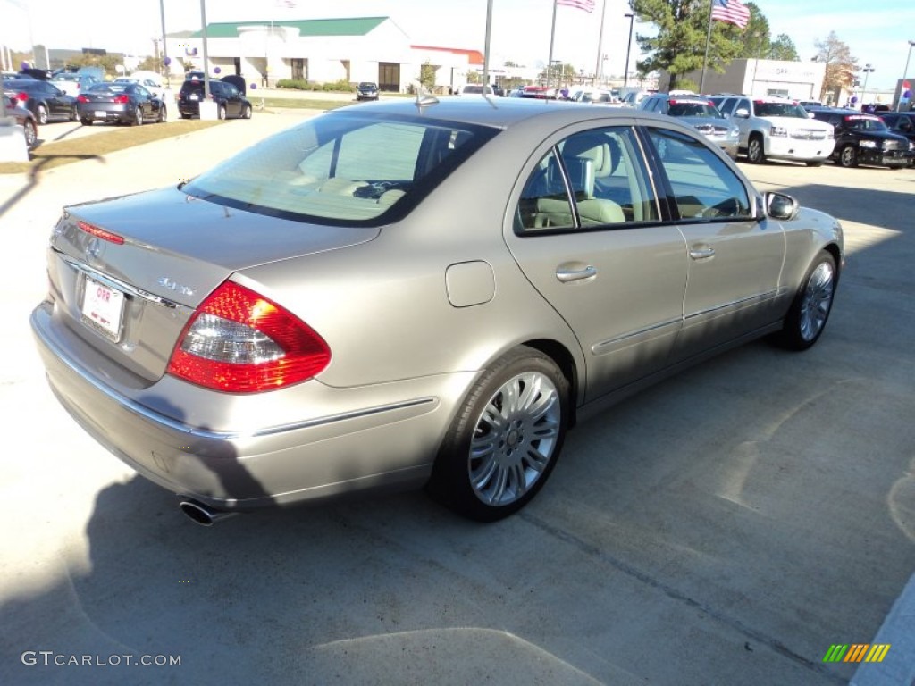 2008 E 350 4Matic Sedan - Pewter Metallic / Cashmere photo #3