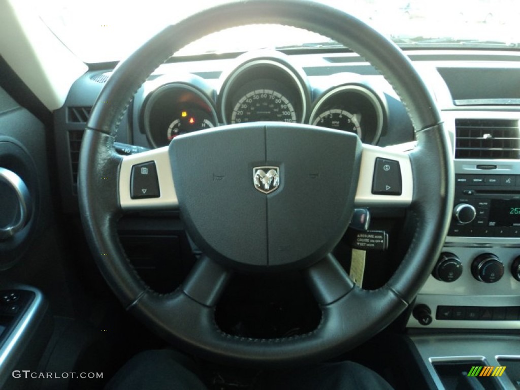 2007 Dodge Nitro R/T Dark Slate Gray Steering Wheel Photo #57056681