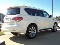 2012 Moonlight White Infiniti QX 56 4WD  photo #3