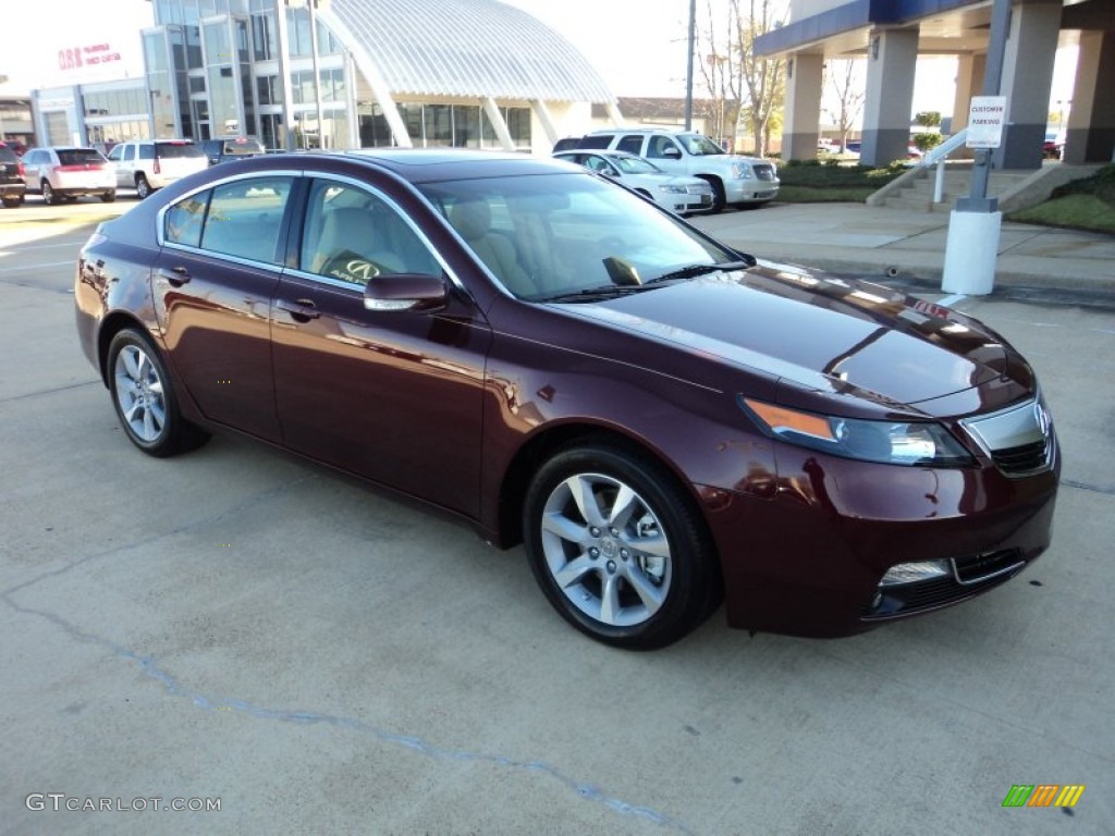 Basque Red Pearl 2012 Acura TL 3.5 Exterior Photo #57057680