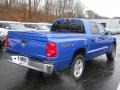 2007 Electric Blue Pearl Dodge Dakota SXT Quad Cab 4x4  photo #2