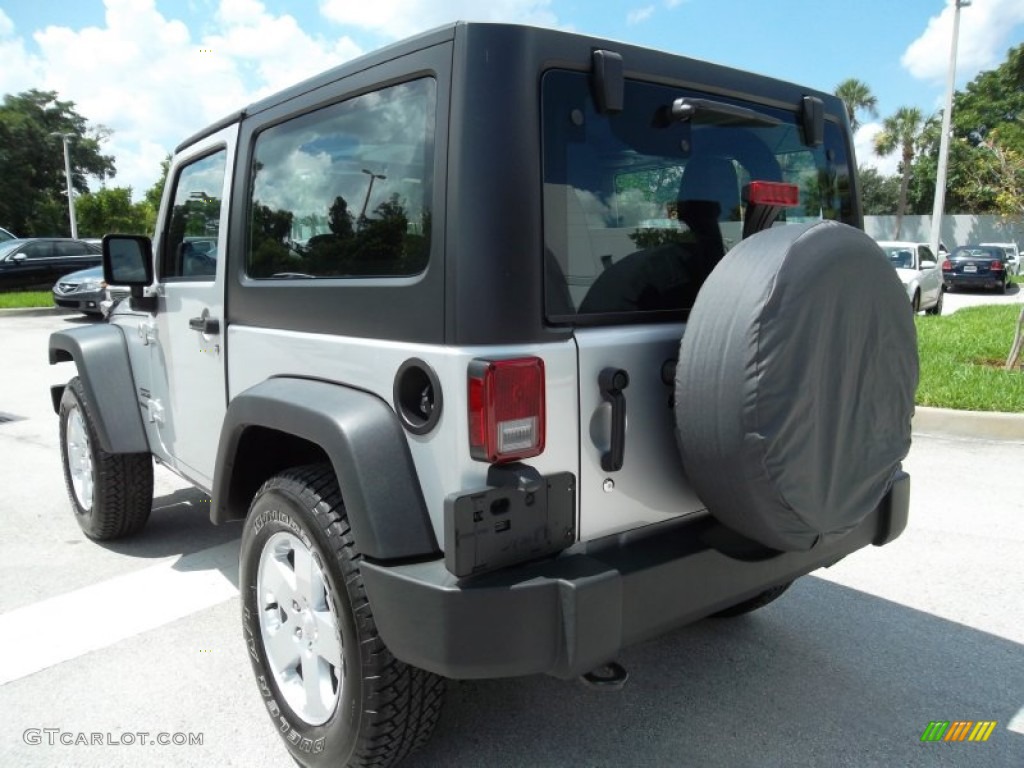 2011 Wrangler Sport S 4x4 - Bright Silver Metallic / Black photo #6