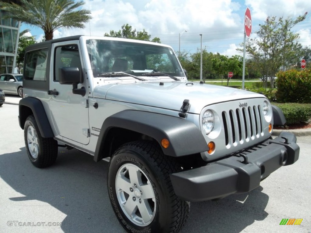 2011 Wrangler Sport S 4x4 - Bright Silver Metallic / Black photo #12