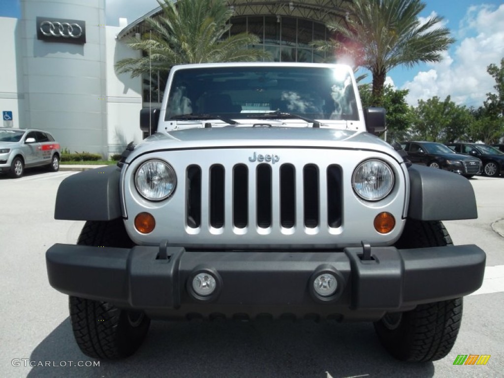 2011 Wrangler Sport S 4x4 - Bright Silver Metallic / Black photo #14