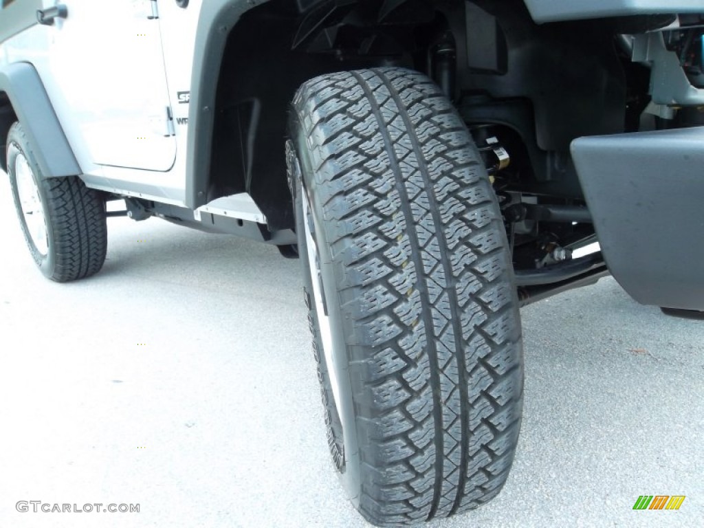 2011 Wrangler Sport S 4x4 - Bright Silver Metallic / Black photo #26