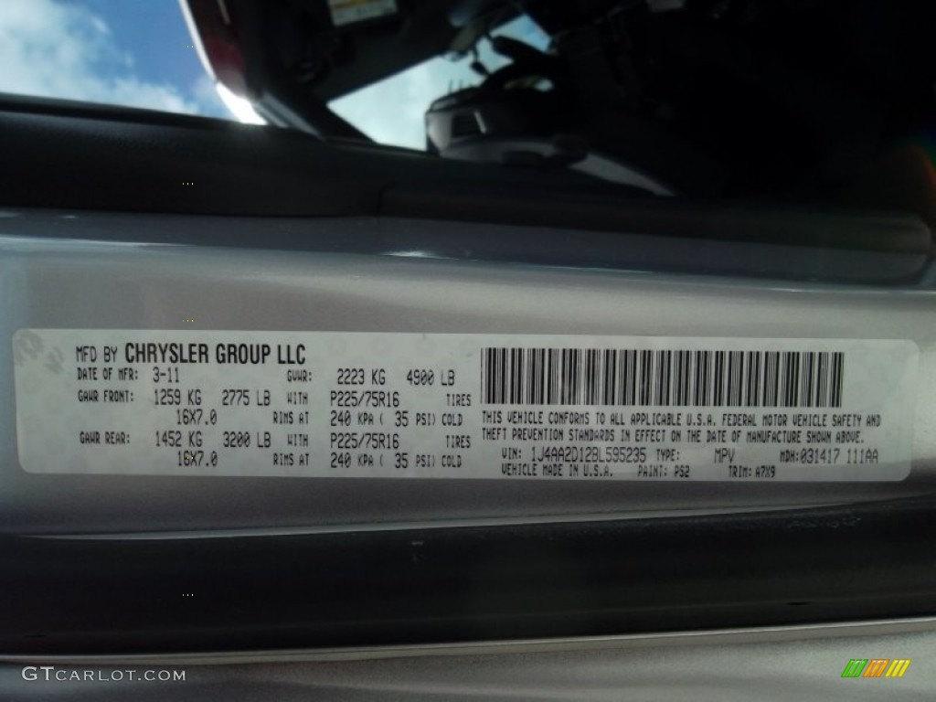 2011 Wrangler Sport S 4x4 - Bright Silver Metallic / Black photo #29
