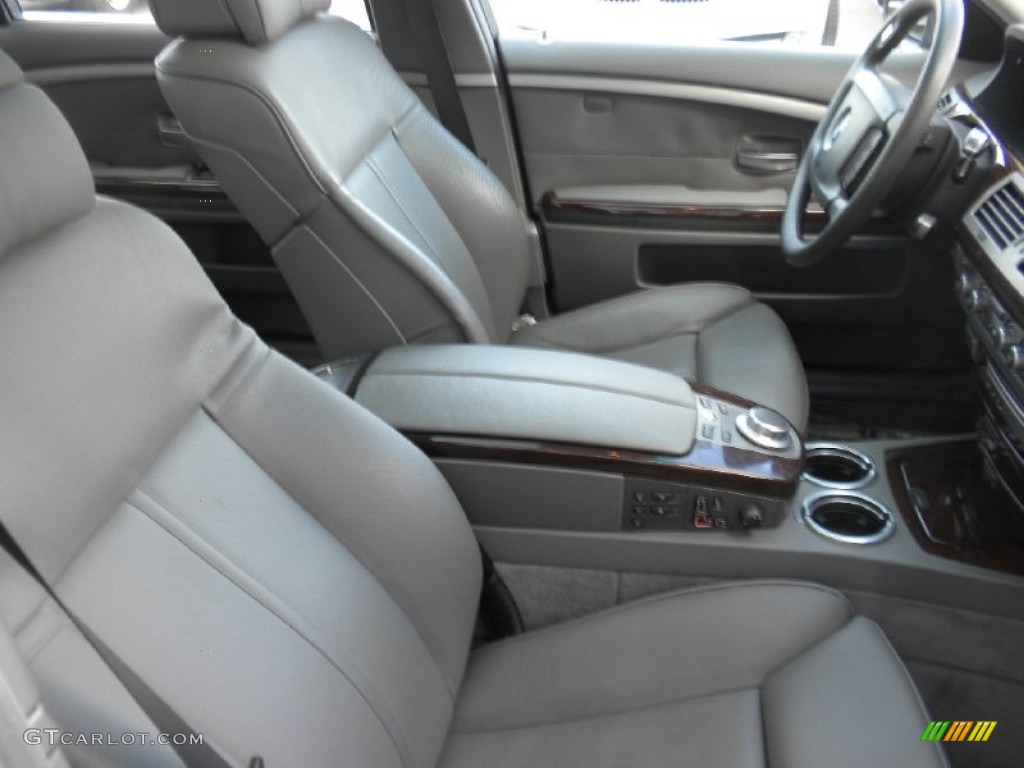 2007 7 Series 750Li Sedan - Titanium Grey Metallic / Flannel Grey photo #22