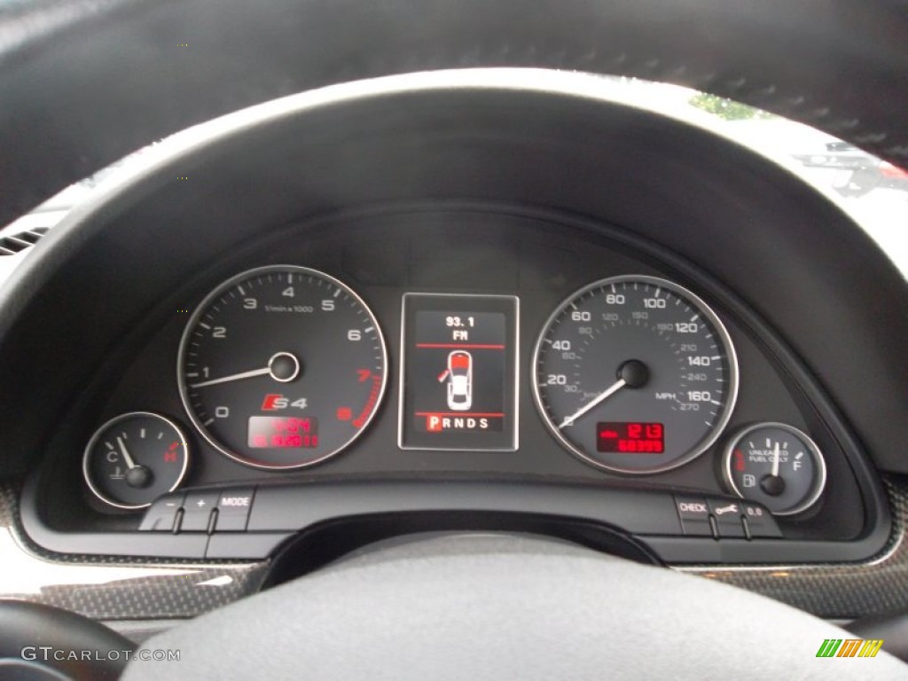 2006 Audi S4 4.2 quattro Sedan Gauges Photo #57060479