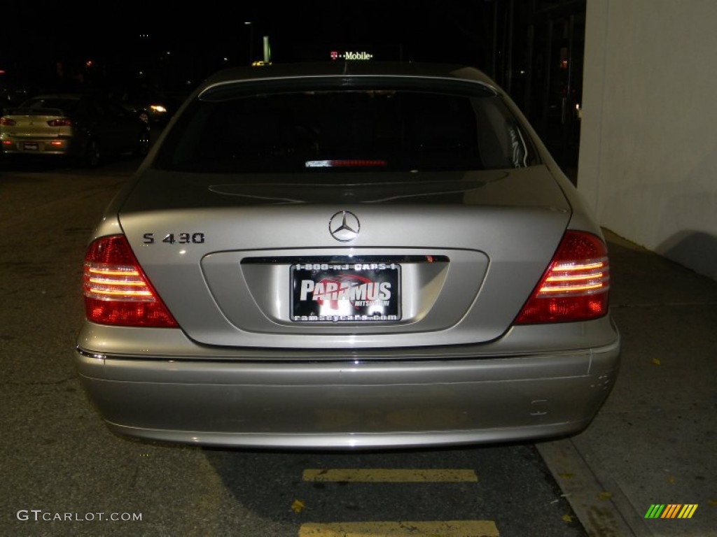 2004 S 430 Sedan - Desert Silver Metallic / Charcoal photo #8