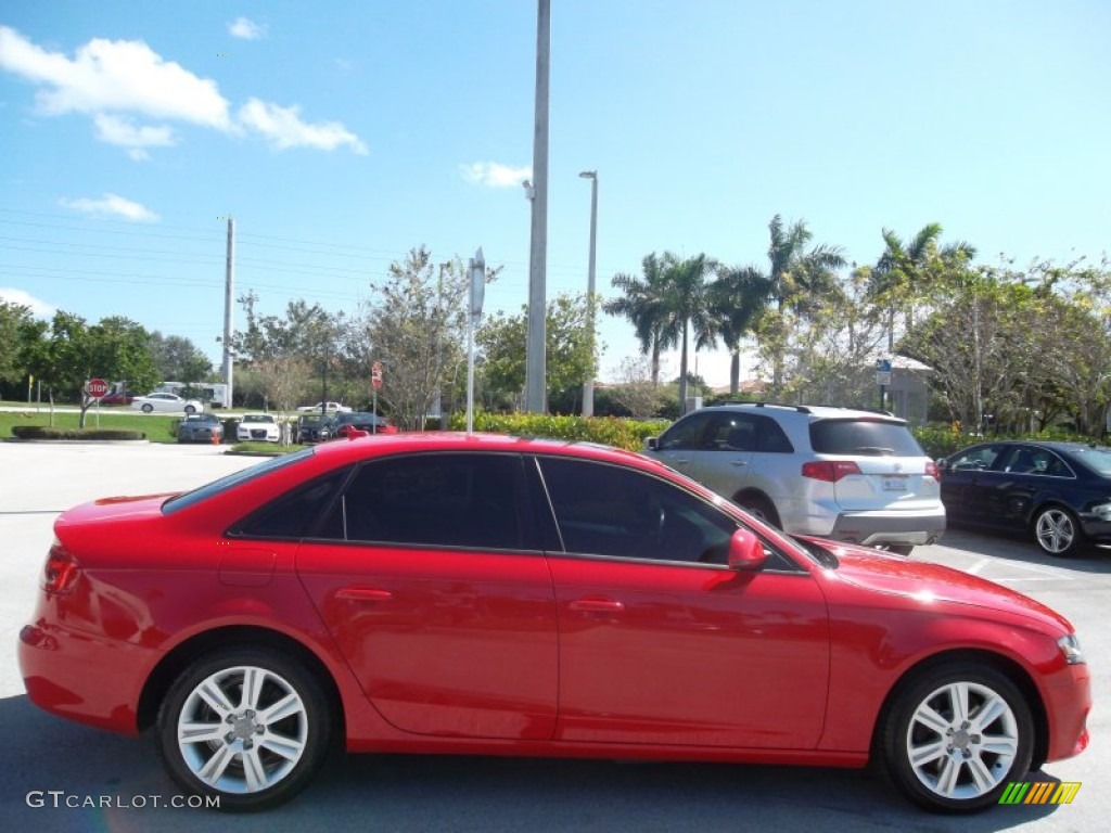 Brilliant Red 2009 Audi A4 2.0T Sedan Exterior Photo #57061889