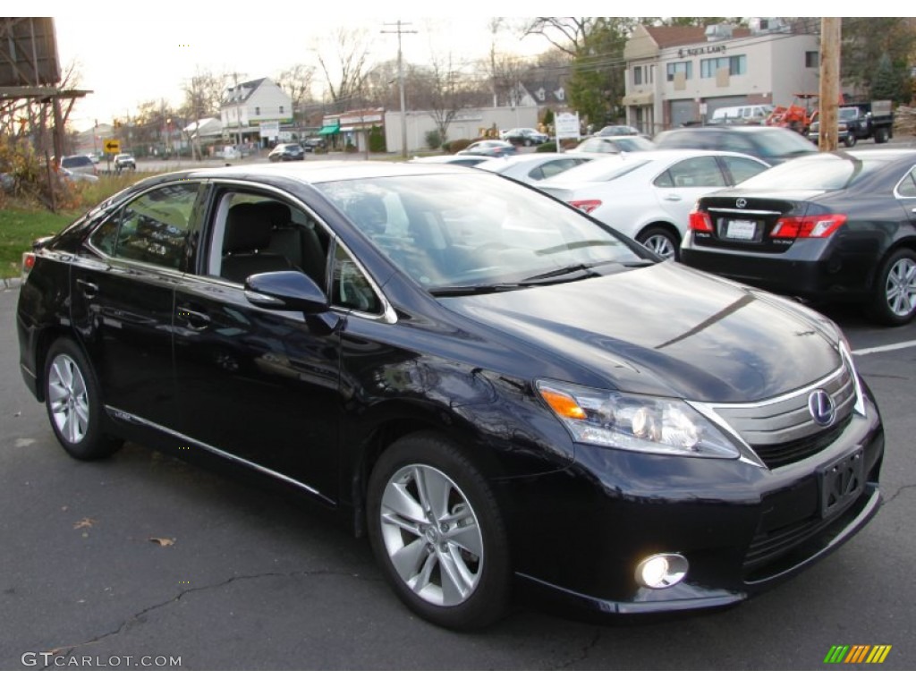 Black Sapphire Pearl 2010 Lexus HS 250h Hybrid Premium Exterior Photo #57061940