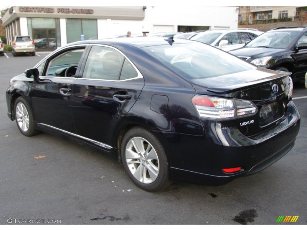 Black Sapphire Pearl 2010 Lexus HS 250h Hybrid Premium Exterior Photo #57061994