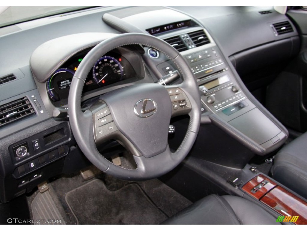 2010 Lexus HS 250h Hybrid Premium Black Dashboard Photo #57062021