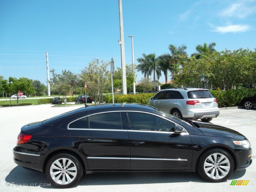 Deep Black Metallic 2010 Volkswagen CC Sport Exterior Photo #57062173