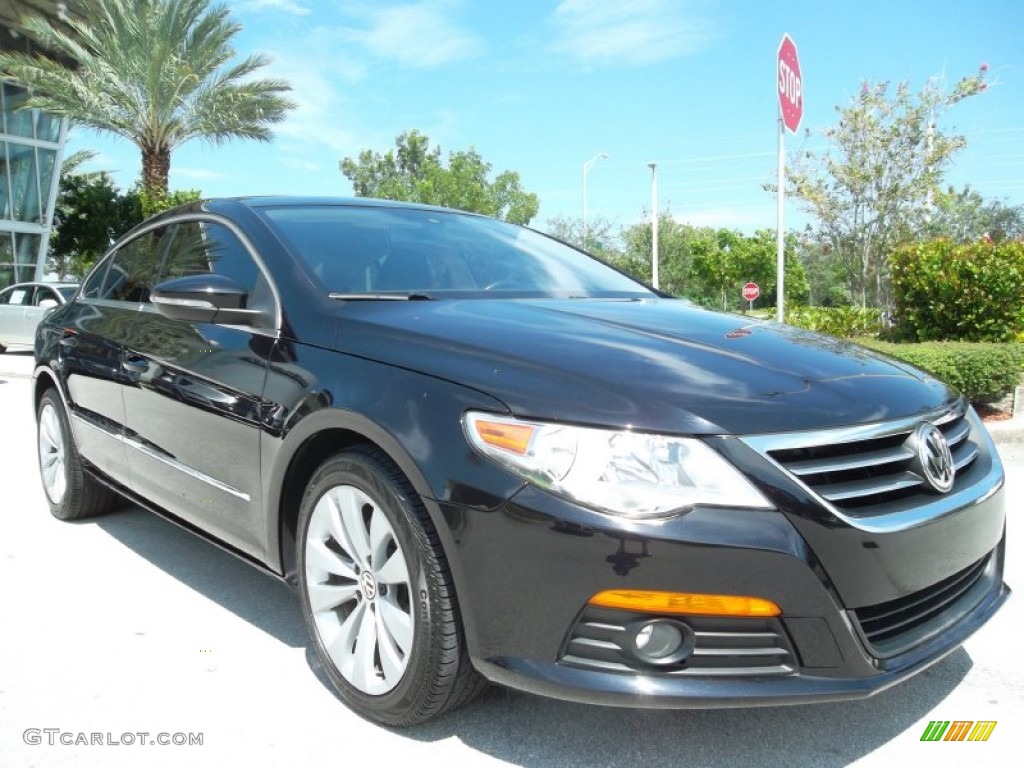 Deep Black Metallic 2010 Volkswagen CC Sport Exterior Photo #57062184