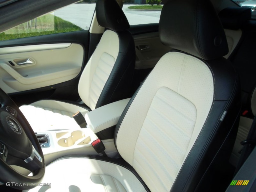 Cornsilk Beige Two Tone Interior 2010 Volkswagen CC Sport Photo #57062229