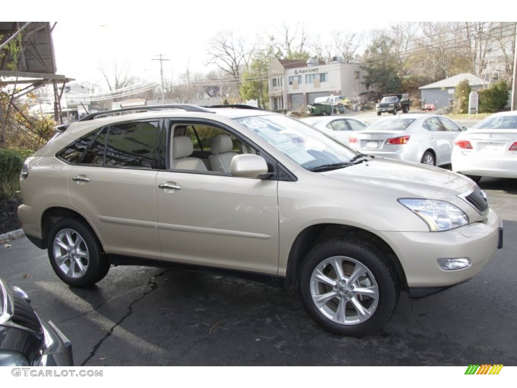 2009 RX 350 AWD - Golden Almond Metallic / Parchment photo #3