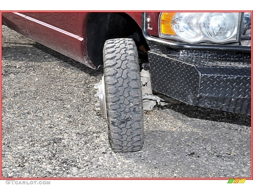2003 Ram 3500 SLT Quad Cab 4x4 Dually - Dark Garnet Red Pearl / Dark Slate Gray photo #13