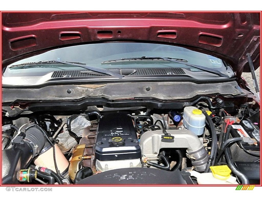 2003 Ram 3500 SLT Quad Cab 4x4 Dually - Dark Garnet Red Pearl / Dark Slate Gray photo #27