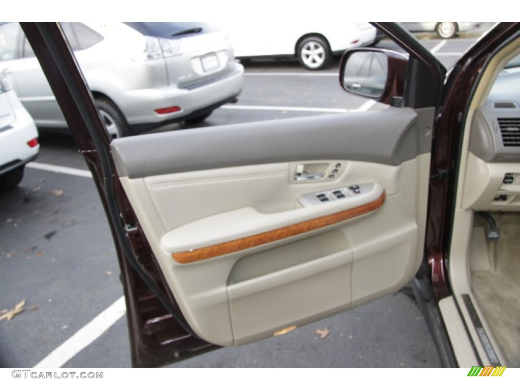 2008 Lexus RX 350 AWD Ivory Door Panel Photo #57062747